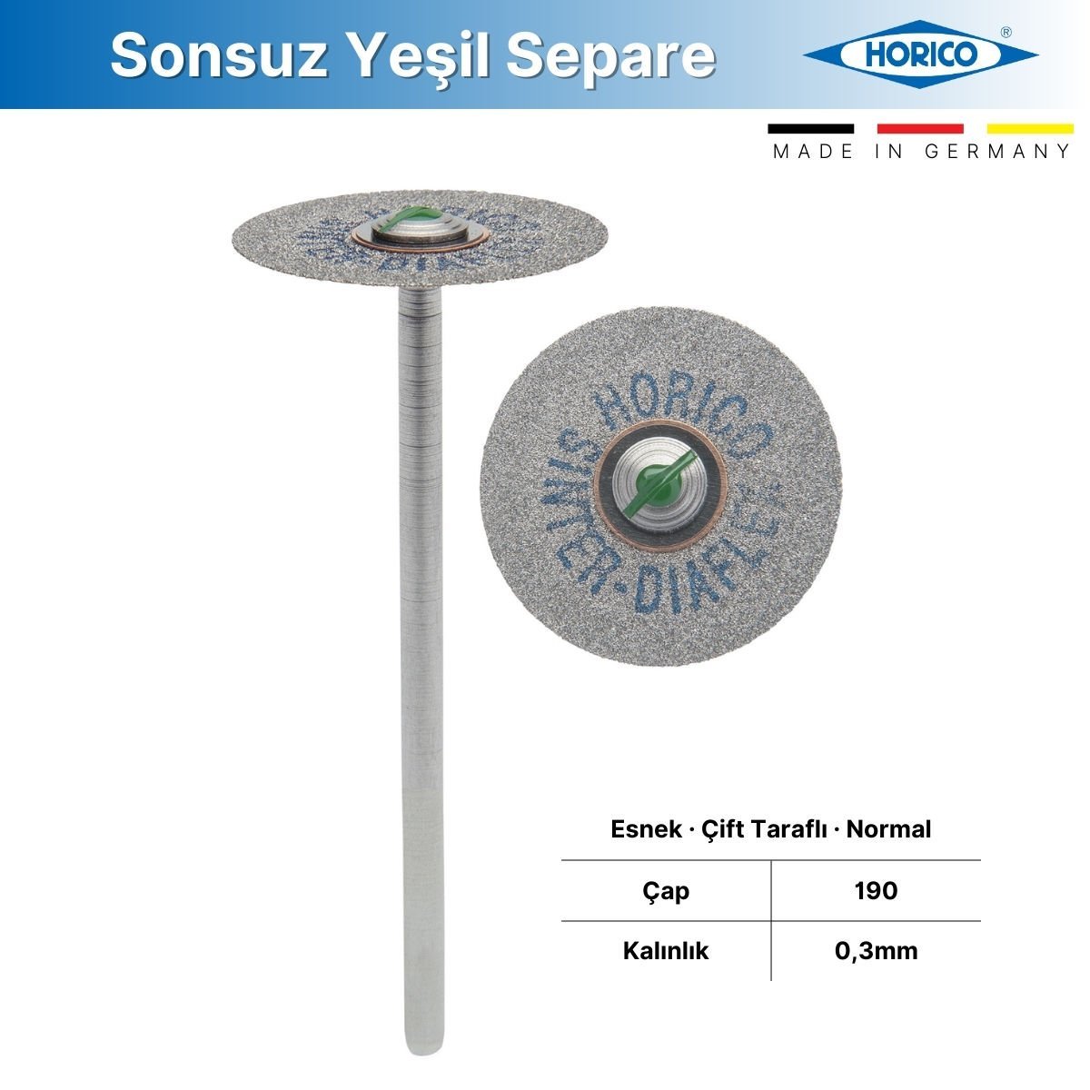 Sonsuz Yeşil Separe - Esnek - Normal - Horico S-H 393 190