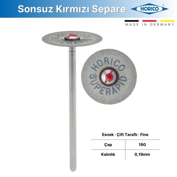 Sonsuz Kırmızı Separe - Esnek - Fine - Horico S-H 394 190