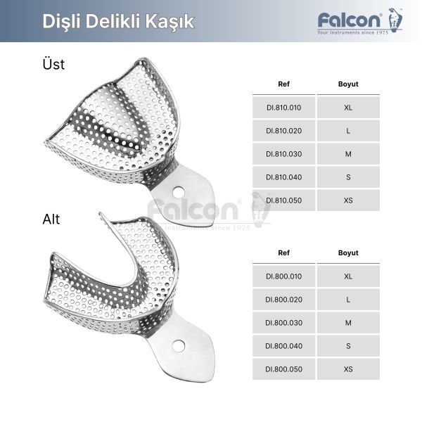 Dişli Delikli Kaşık