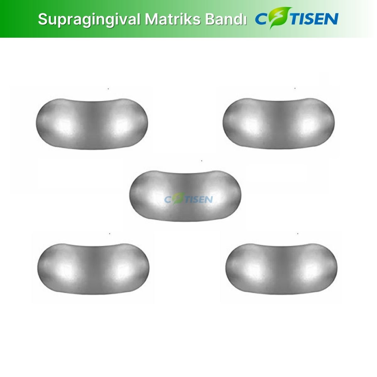 Supragingival Bölgesel Matriks Bandı - Large (40 Adet)