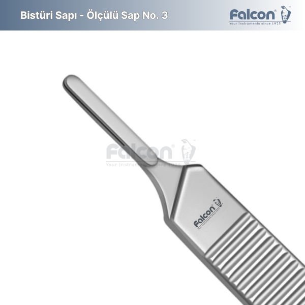 Bistüri Sapı - Ölçülendirilmiş Sap No. 3