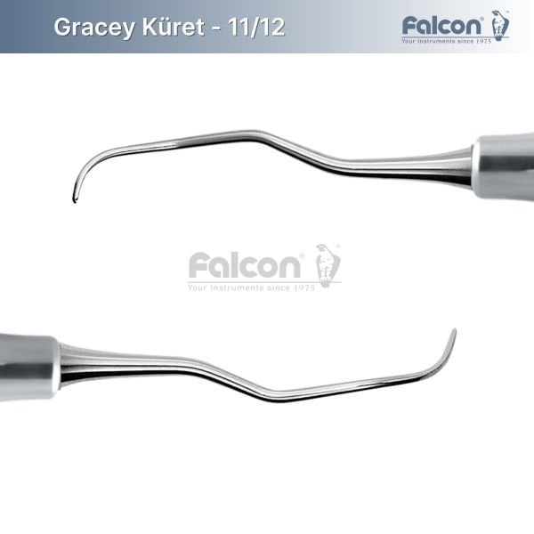 Gracey Küret - Fig. 11/12 Posterior Mesial Yüzeyler