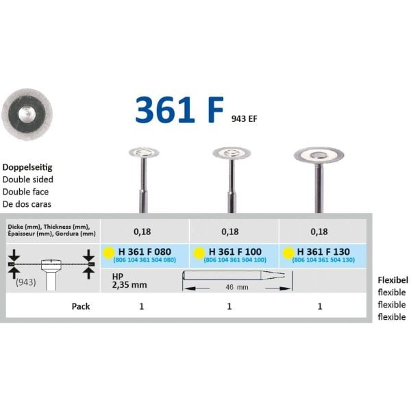 Juniorflex® Elmas Separe - X-Fine H 361 F 130