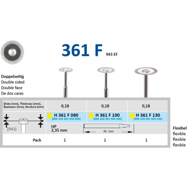 Juniorflex® Elmas Separe - X-Fine H 361 F 080