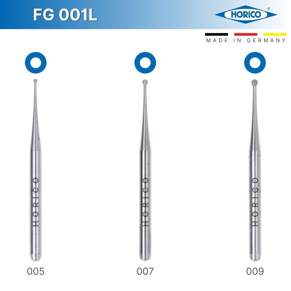 Rond Frez, İnce - Mikropreperasyon - FG 001L