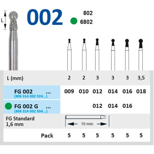 Rond Elmas Frez, Boyun Elmas Kaplı - FG 002