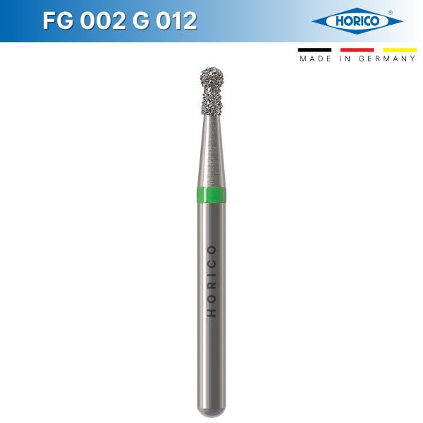 Rond Elmas Frez, Boyun Elmas Kaplı - FG 002 Yeşil - Coarse - 012