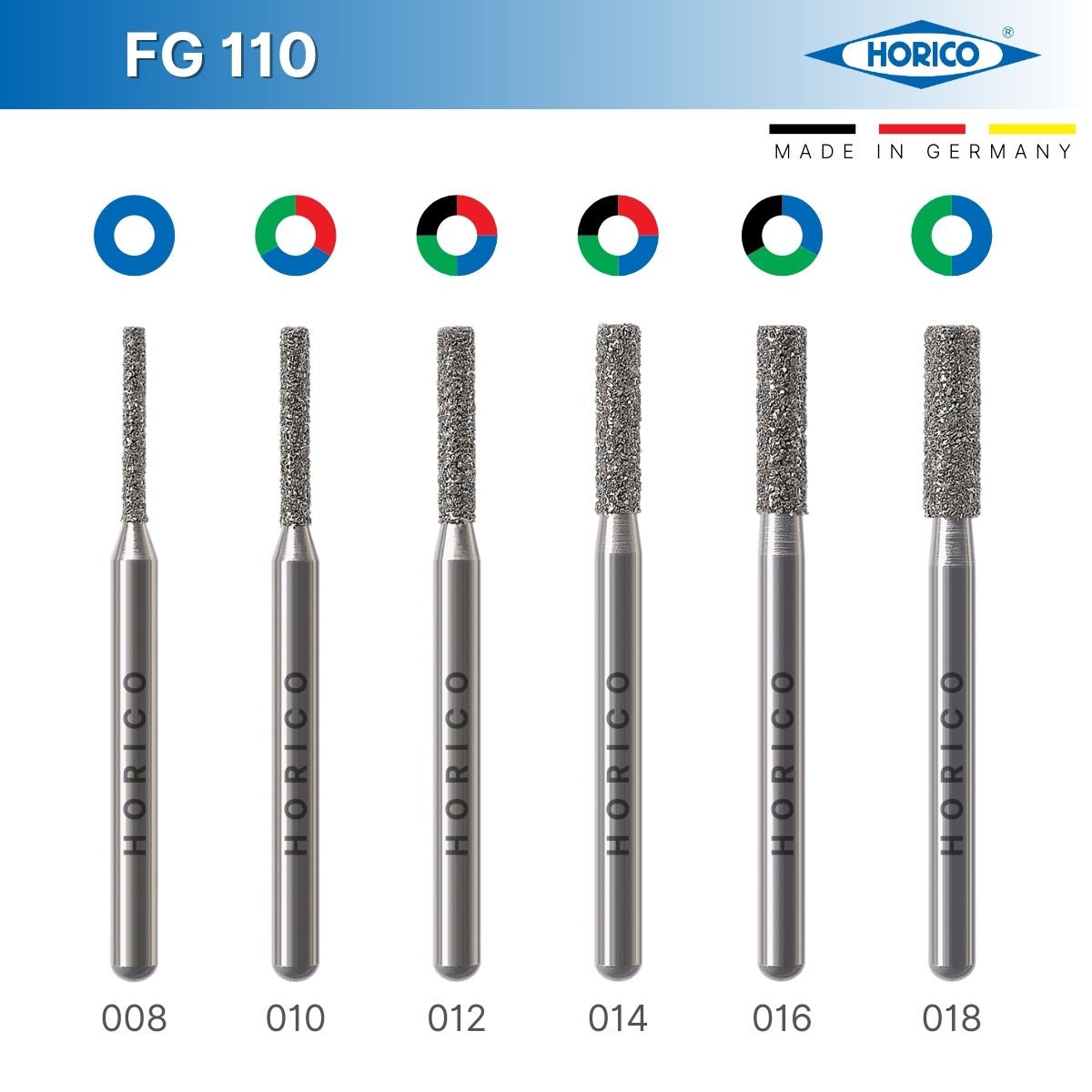 Silindir Elmas Frez - FG 110