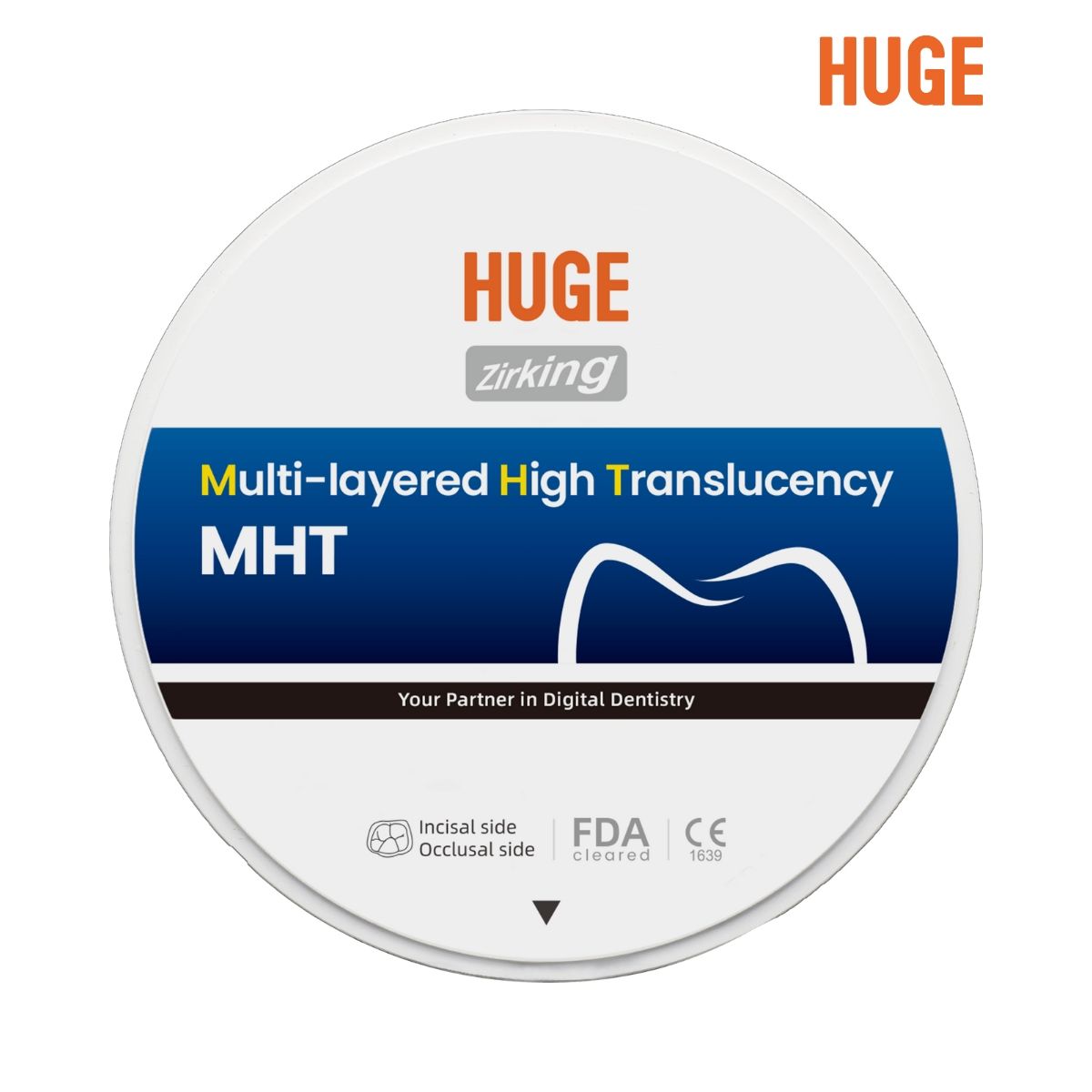 MHT Zirkon Blok (Multilayer High Translucency)