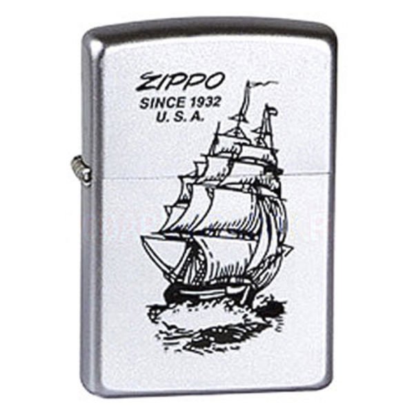 Zippo Boat Satin Chrome Çakmak - 49007-00071-MODEL13