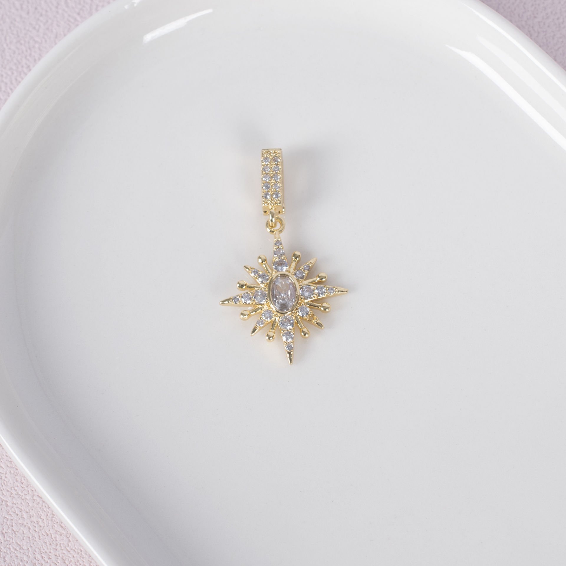 Nur Silver Kuzey Yıldızı Çelik Ajda Charm - NUR-AC000003