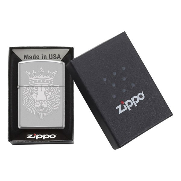 Zippo Lion Design Laser Çakmak - 205-106661