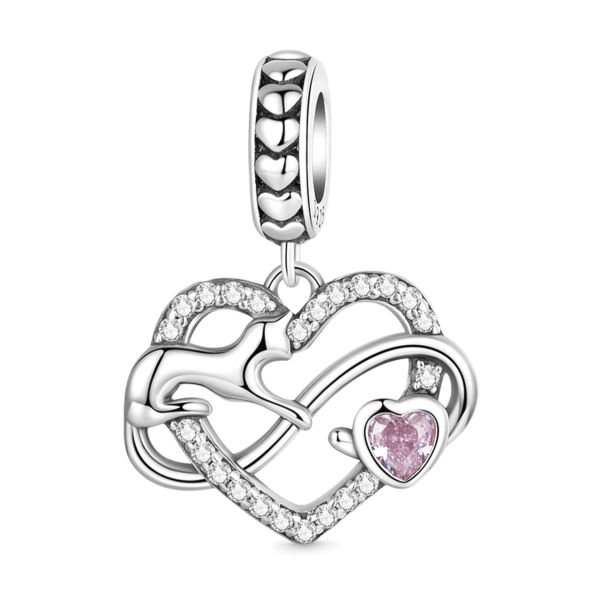 Nur Silver Gnoce Infinity Love Sallantılı Gümüş Charm - NUR-CM00355