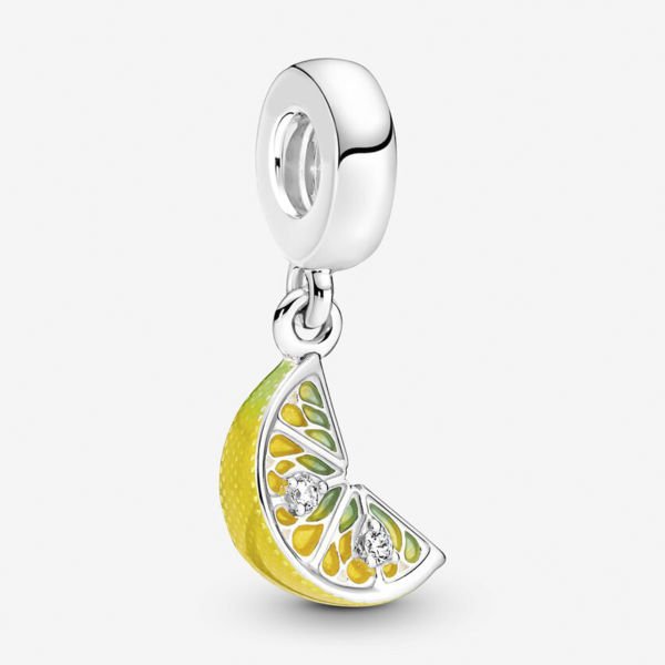 Nur Silver Limon Dilimi Gümüş Charm - NUR-CM00381