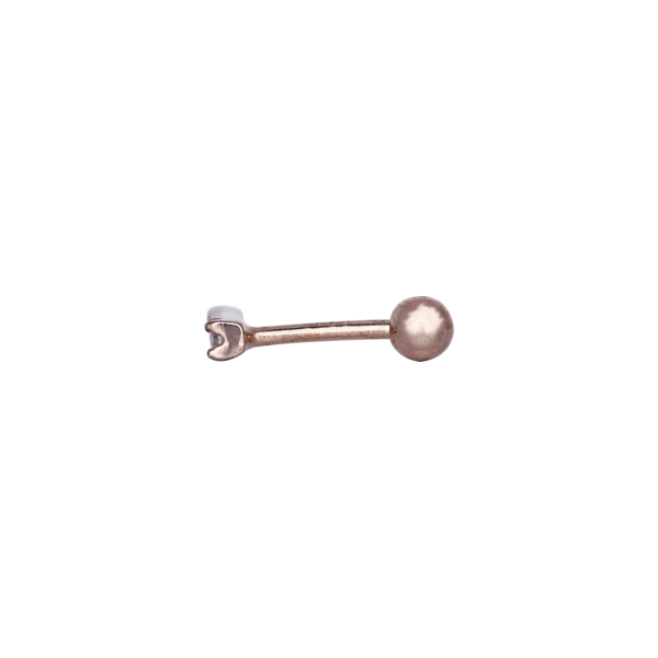 Nur Silver Taşlı Tragus Gümüş Küpe NUR-KP00015