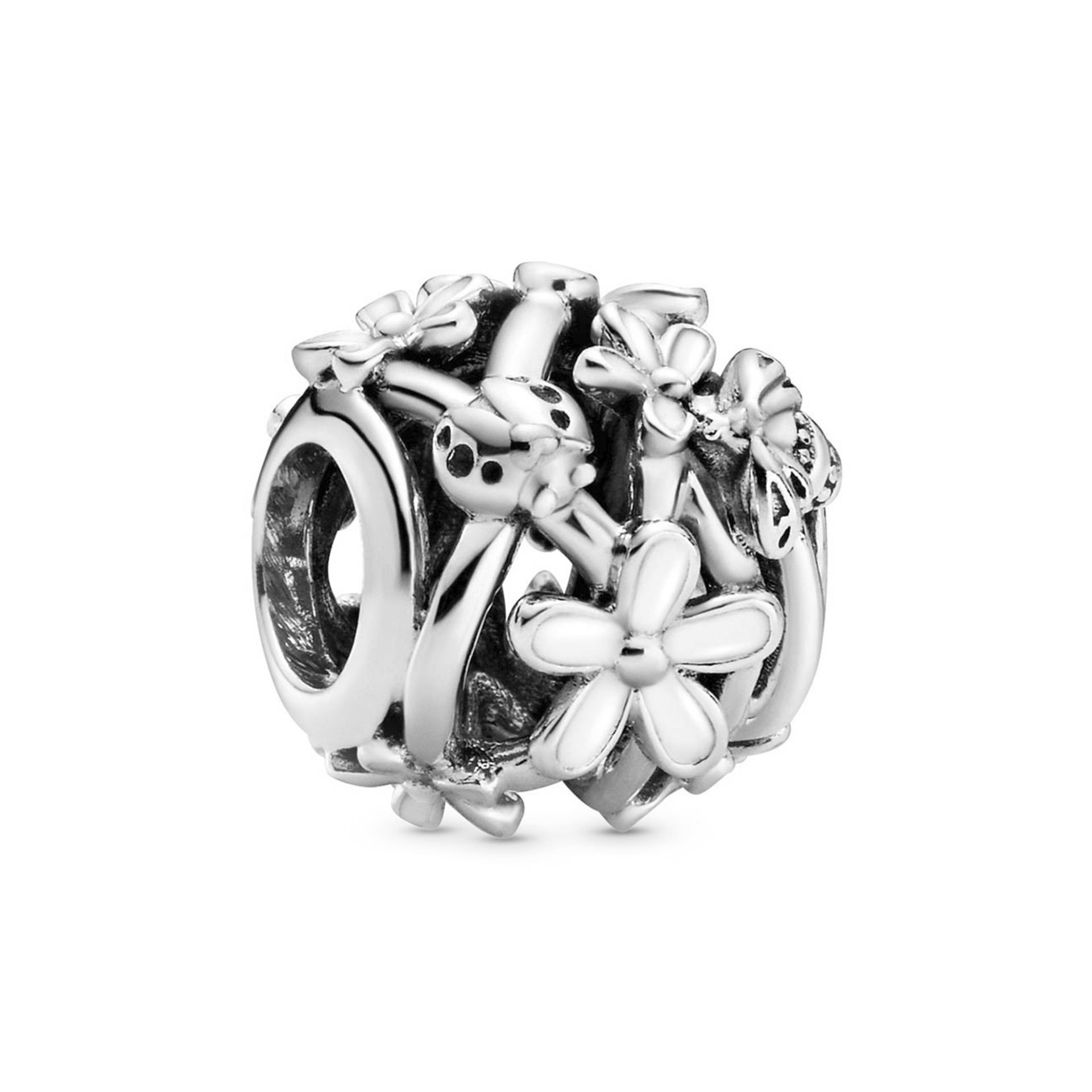 Nur Silver Çiçek Gümüş Charm NUR-BL01601