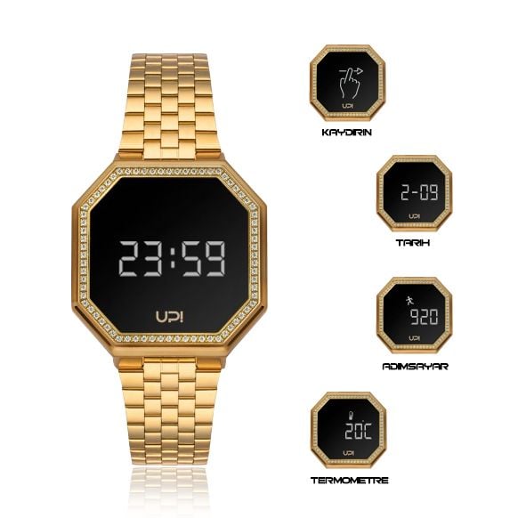 UPWATCH EDGE MINI SWAN MATTE GOLD + - 1457