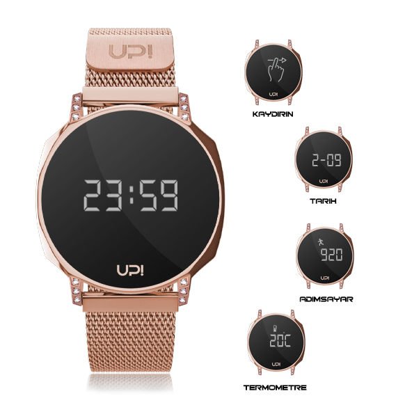 UPWATCH XT MINI ROSE GOLD SWAN ZIRCONIA + - 1764