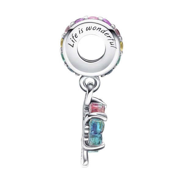 Nur Silver Birliktelik Ağacı Murano Gümüş Charm NUR-BL00315