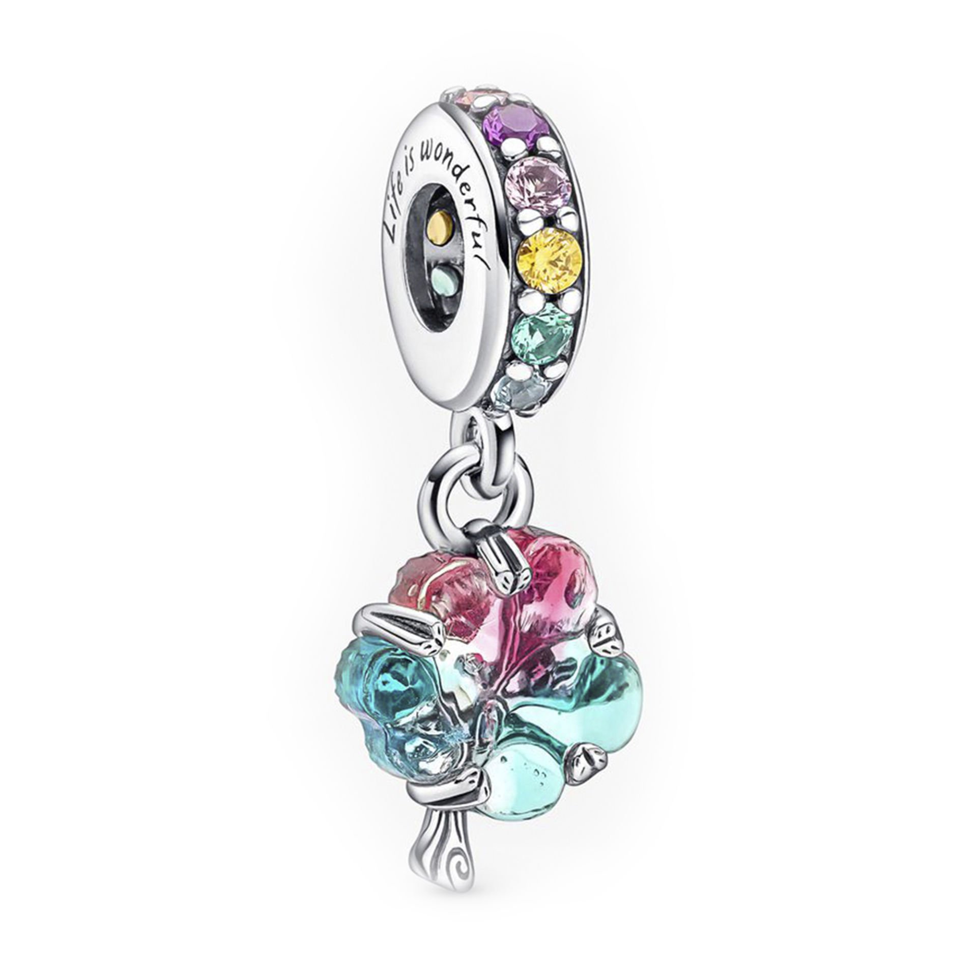 Nur Silver Birliktelik Ağacı Murano Gümüş Charm NUR-BL00315