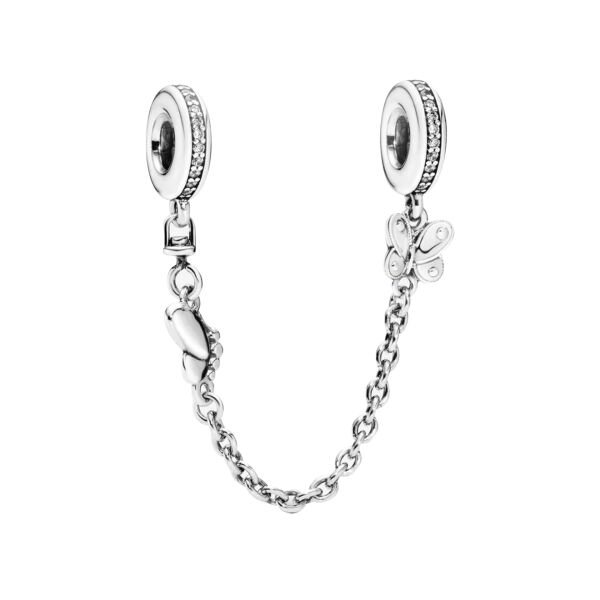 Nur Silver Güvenlik Zinciri Gümüş Charm NUR-BL12424