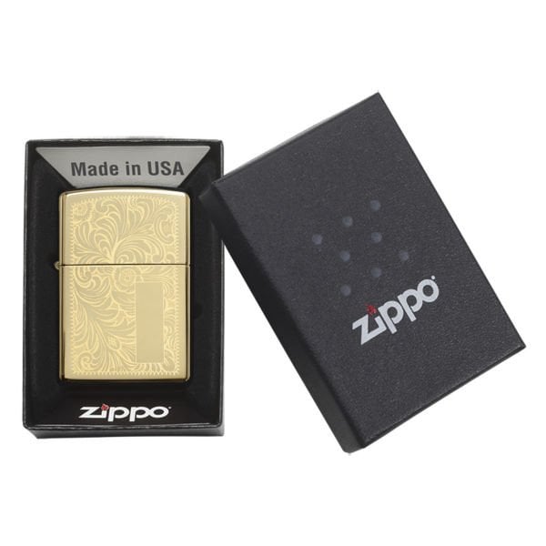 Zippo Reg Brass Venetian Çakmak - 352B-000035