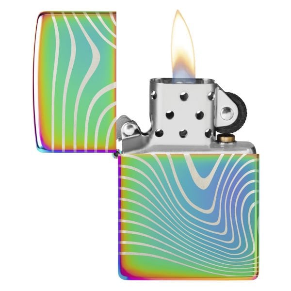 Zippo 151 Wavy Pattern Design Çakmak - 48775-109104