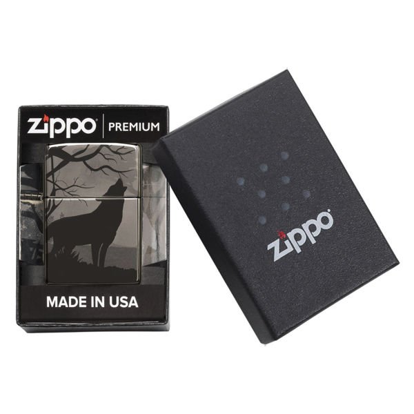 Zippo 150 Wolves Design Çakmak - 49188-078554