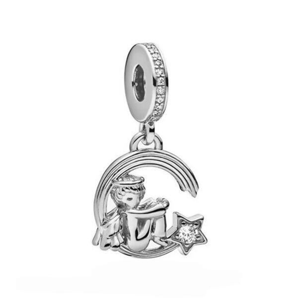 Nur Silver Küçük Prens Gümüş Charm NUR-BL01185