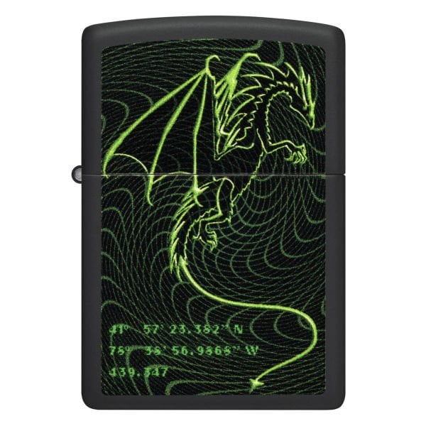 Zippo 218 2022 Pff Cyberpunk Dragon Design Çakmak - 48497-100088