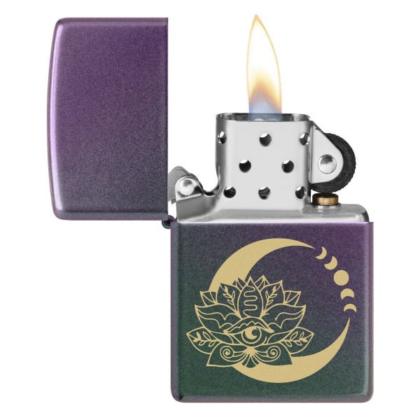 Zippo 49146 Lotus Moon Design Çakmak - 48587-103660