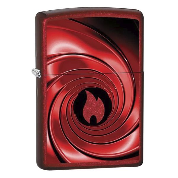Zippo Red Swirl Design Çakmak - 21063-105726