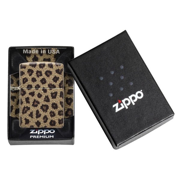 Zippo Leopard Print Design Çakmak - 49352-087703