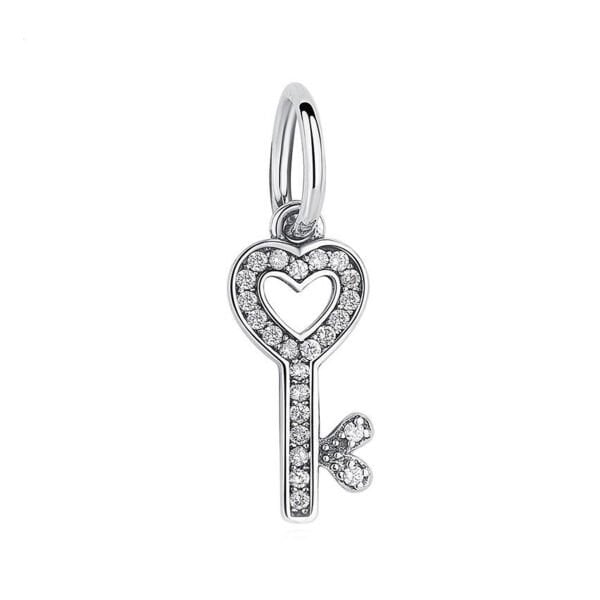 Nur Silver Anahtar Gümüş Charm NUR-BL01405