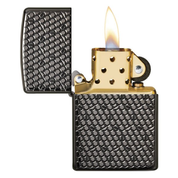 Zippo 24095 Hexagon Design Çakmak - 49021-073186