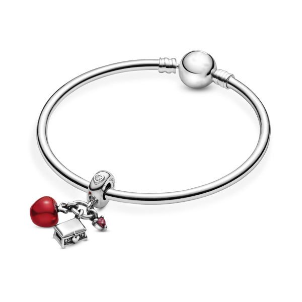 Nur Silver Sandık Elma Gümüş Charm NUR-BL01293