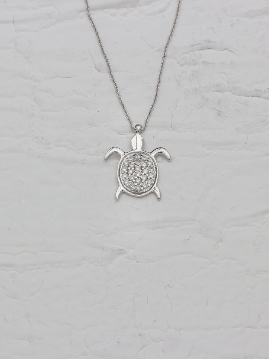 Caretta Caretta Pırlanta Kolye