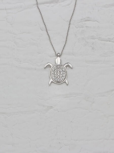 Caretta Caretta Pırlanta Kolye