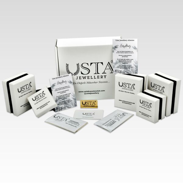 Lotus Çiçeği Baget Beyaz Altın Tektaş Yüzük