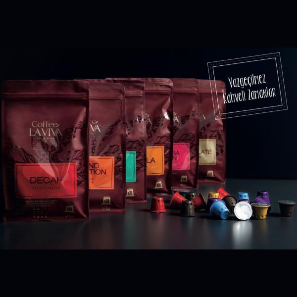Coffee La Viva DECAF Kafeinsiz Kapsül Kahve Nespresso Uyumlu 30x5,3 gr (6x30 1 Koli)