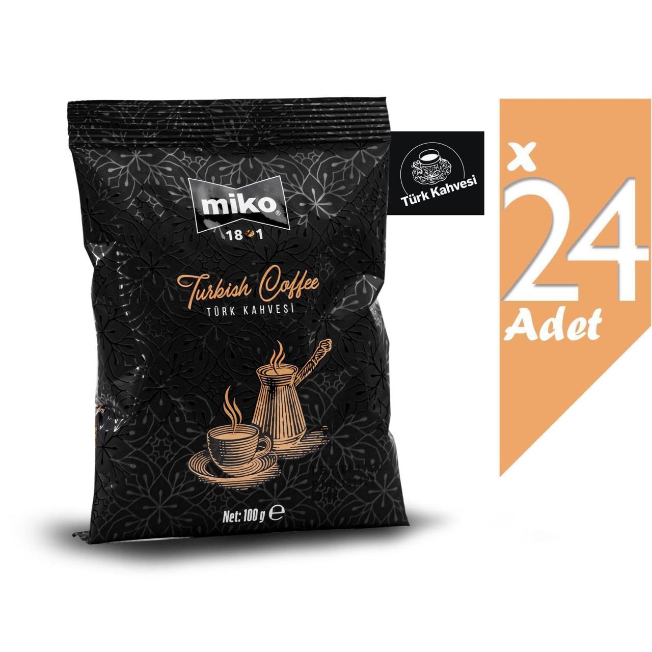 Miko Öğütülmüş Türk Kahvesi 24x100 Gr (1 Koli)