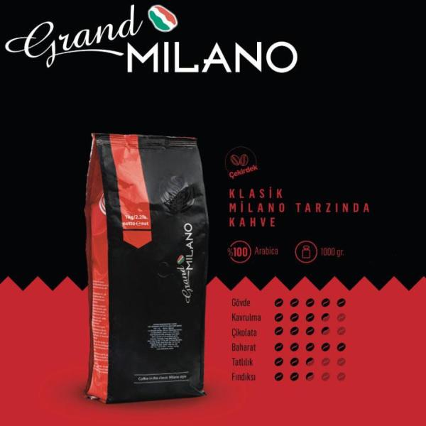 Miko Grand Milano Extrabar Çekirdek Kahve 1000 Gr %100 Arabica