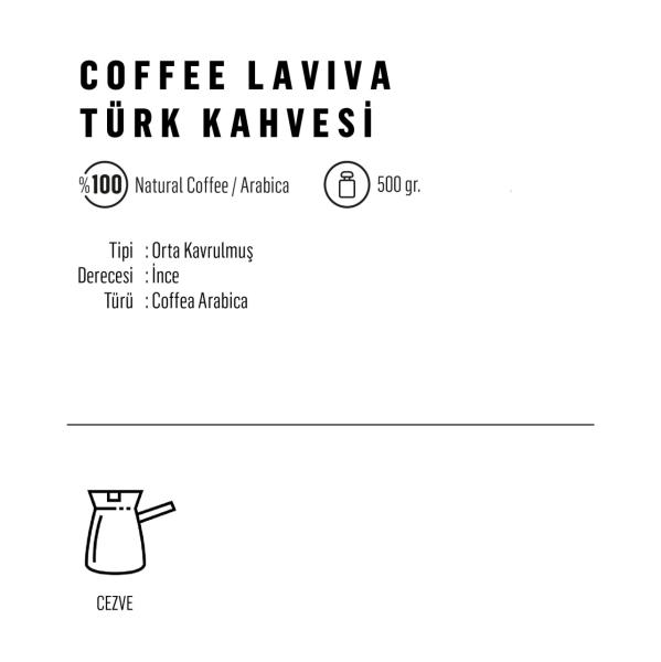 Coffee La Viva Öğütülmüş Türk Kahvesi 500 Gr