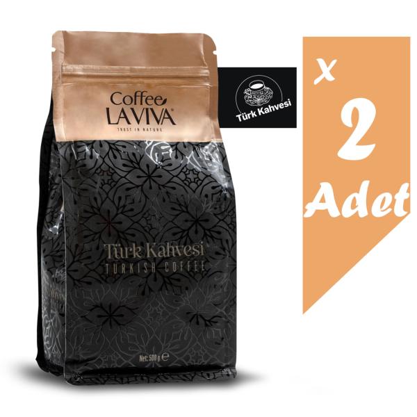 Coffee La Viva Öğütülmüş Türk Kahvesi 1 kg (2x500 gr)