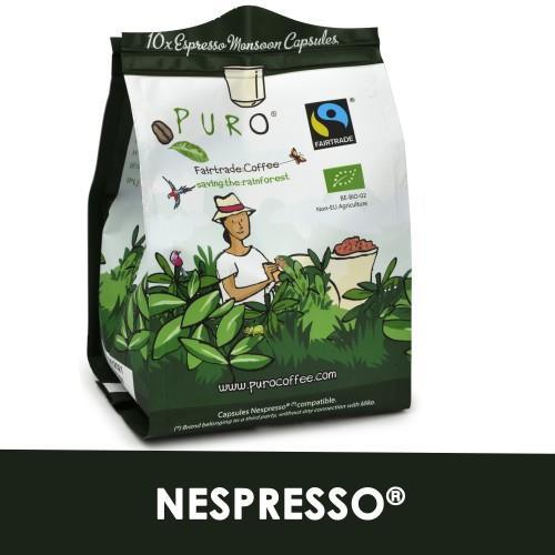 PURO Monsoon Nespresso Uyumlu Organik Kapsül Kahve 10x5,2 gr