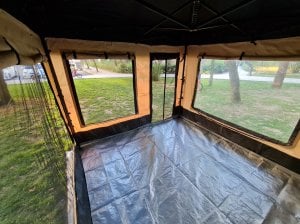 TENTE / ÇADIR - 40 mm Siyah iskelet