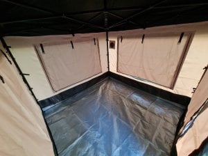 TENTE / ÇADIR - 40 mm iskelet (HAKİ - K.BEJ)