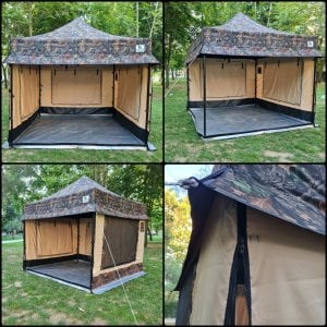 TENTE / ÇADIR - 40 mm iskelet (HAKİ - K.BEJ)