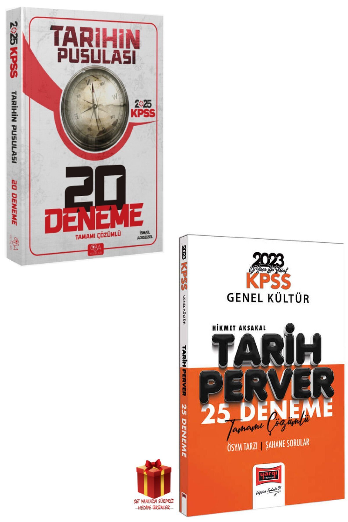 2025 CBA Akademi KPSS Tarihin Pusulası 20 Deneme İsmail Adıgüzel+Yargı Tarih 25 Deneme+Hediye