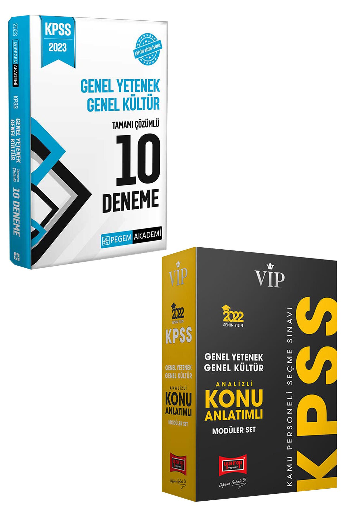 Pegem KPSS GYGK 10 Deneme + Yargı KPSS GYGK Konu Modüler Set